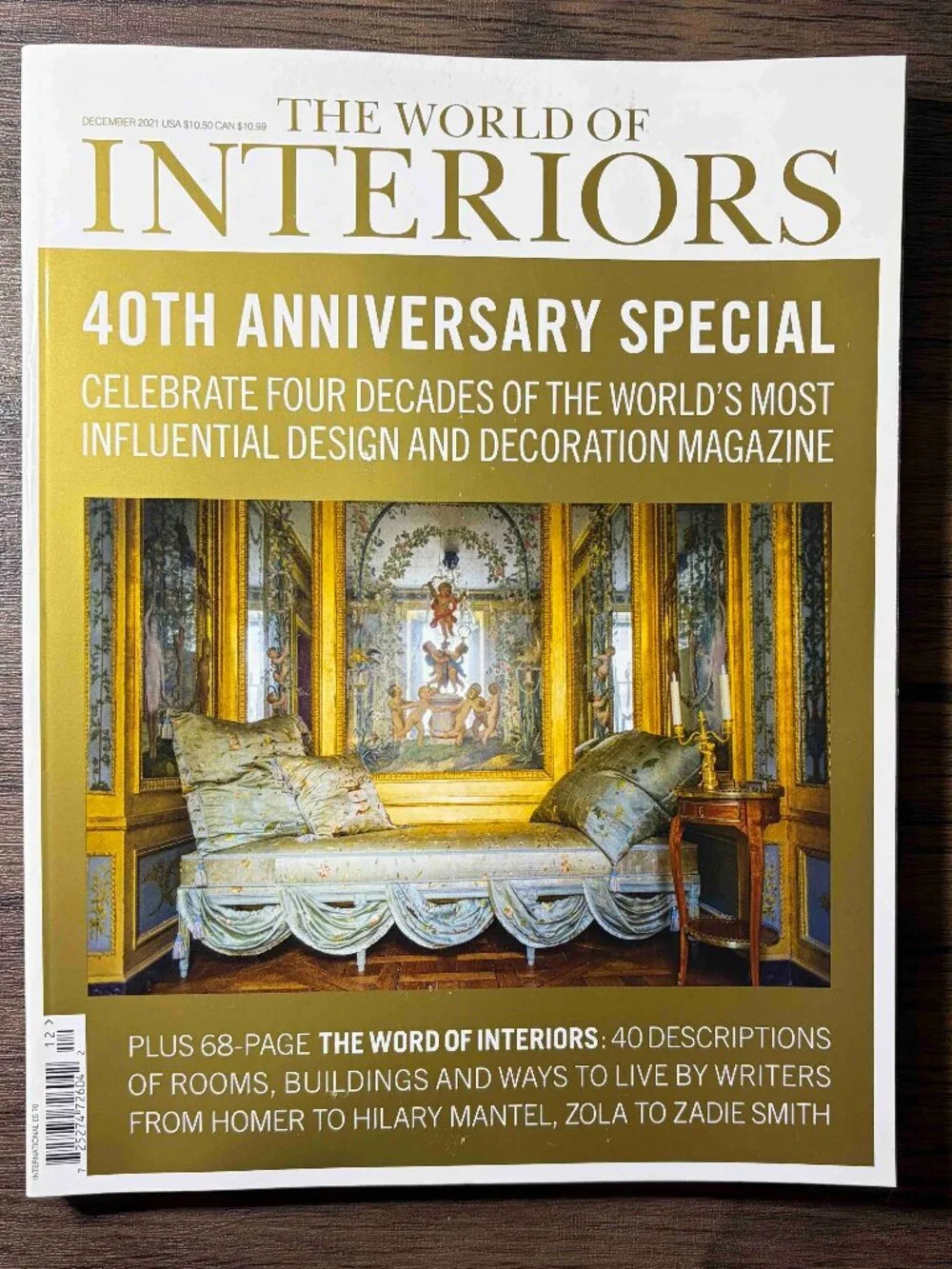The World of Interiors Magazine December 2021 40th Anniversary Special Edition
